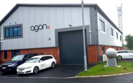 External shot of the Agon Systems factory and office.